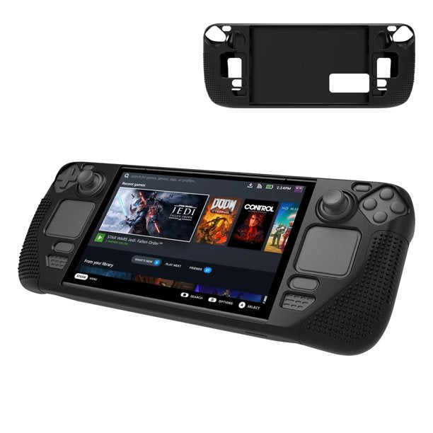 Free 2 Rocker ] For Steam Deck Protective Shell Game Handheld Protective  Cover All Inclusive Soft Edge Hard Middle Frame With Bracket Anti-fall  Anti-earthquake For Steam Game Console Accessories For Steamdeck Protective