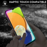 (4 Pack) Orzero Compatible for Samsung Galaxy A03, Samsung Galaxy A03s Screen Protector, Tempered Glass 2.5D Arc Edges 9 Hardness HD Bubble-Free (Lifetime Replacement)