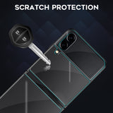 (Upgraded Version) NEWZEROL 2 Sets Compatible for Samsung Galaxy Z Flip 3 5G Soft TPU Screen Protector, Premium Quality Edge to Edge (Full Coverage) High Definition Bubble-Free (Lifetime Replacement)