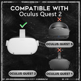 (1 Pair) Orzero Compatible for Meta Quest 2, Oculus Quest 2 VR Controller Gun Case, Enhanced FPS Shooting Gaming Experience 2nd Generation Hard PC Cover Shell