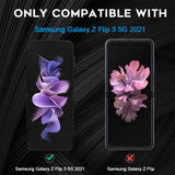 (Upgraded Version) NEWZEROL 2 Sets Compatible for Samsung Galaxy Z Flip 3 5G Soft TPU Screen Protector, Premium Quality Edge to Edge (Full Coverage) High Definition Bubble-Free (Lifetime Replacement)