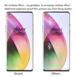 (3 Pack) Orzero Compatible for OnePlus 8 (Premium Quality) Edge to Edge (Full Coverage) Screen Protector, High Definition Anti-Scratch Bubble-Free (Not Glass) (Lifetime Replacement)