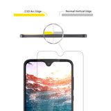 (3 Pack) Orzero For T-Mobile Revvlry Plus (Revvlry +) Tempered Glass Screen Protector, 2.5D Arc Edges 9 Hardness HD Anti-Scratch Bubble-Free (Lifetime Replacement)