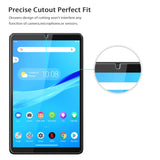 (2 Pack) Orzero Tempered Glass Screen Protector Compatible for Lenovo Tab M8 (8 inch), 9 Hardness HD (Lifetime Replacement)