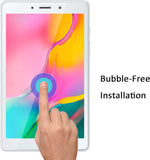(2 Pack) Orzero Compatible For Samsung Galaxy Tab A 8.0 2019 SM-T295, T290 Tempered Glass Screen Protector, 9 Hardness HD Anti-Scratch Full-Coverage (2.5D Arc Edges) (Lifetime Replacement)
