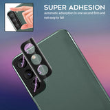 (3 Pack) Orzero Compatible for Samsung Galaxy S22 5G, Samsung Galaxy S22 Plus 5G Camera Lens Protector, Tempered Glass 9 Hardness HD Anti-Scratch Full Coverage Bubble-Free (Lifetime Replacement)