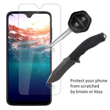 (3 Pack) Orzero For T-Mobile Revvlry Plus (Revvlry +) Tempered Glass Screen Protector, 2.5D Arc Edges 9 Hardness HD Anti-Scratch Bubble-Free (Lifetime Replacement)