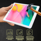 (2 Pack) Orzero Compatible For Samsung Galaxy Tab A 8.0 2019 SM-T295, T290 Tempered Glass Screen Protector, 9 Hardness HD Anti-Scratch Full-Coverage (2.5D Arc Edges) (Lifetime Replacement)