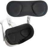 (1 Pack) Orzero VR Lens Protect Cover Dust Proof Cover for Meta Quest 2, Oculus Quest 2, Oculus Quest, Washable Protective Sleeve - Black