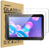 (2 Pack) Orzero Compatible for Samsung Galaxy Tab Active Pro 10.1 SM-T545 Tempered Glass Screen Protector, 9 Hardness HD Anti-Scratch Full-Coverage (Lifetime Replacement)