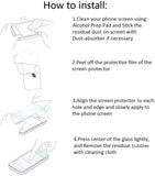 (Upgraded Version) Orzero 2 Pack Tempered Glass Screen Protector Compatible for OnePlus Nord N200 5G, Front Camera Cutout 9 Hardness HD (Lifetime Replacement)