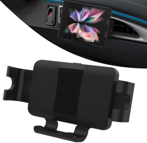 Orzero Wireless Car Charger Compatible for Samsung Galaxy Z Fold 3 5G (Place Horizontally), 20W Qi Fast Charging Stable Anti-Shake Air Vent Phone Stand Holder for All Cell Phones from 4.0 to 8.0 inch