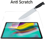 (2 Pack) Orzero Compatible for Samsung Galaxy Tab S5e (T725, T720), Tab S6 10.5 inch 2019 Tempered Glass Screen Protector, 9 Hardness HD Anti-Scratch Full-Coverage (2.5D Arc Edges) (Lifetime Replacement)