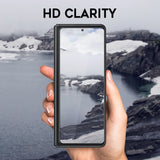 (2 Pack) Orzero Tempered Glass Screen Protector Compatible for Samsung Galaxy Z Fold 3 5G, Case Friendly Smaller Version 9 Hardness HD Anti-Scratch Bubble-Free (Lifetime Replacement)