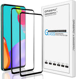 (2 Pack) Orzero Compatible for Samsung Galaxy A52, Samsung Galaxy A52 5G Tempered Glass Screen Protector (Full Adhesive), 2.5D Arc Edges 9 Hardness HD Anti-Scratch (Lifetime Replacement)