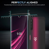 (3 Pack) Orzero Compatible for T-Mobile REVVL V+ 5G (T-Mobile REVVL V Plus 5G) Tempered Glass Screen Protector, 9 Hardness HD (Lifetime Replacement)