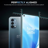 (Upgraded Version) Orzero 2 Pack Tempered Glass Screen Protector Compatible for OnePlus Nord N200 5G, Front Camera Cutout 9 Hardness HD (Lifetime Replacement)