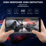 (3 Pack) Orzero Compatible for T-Mobile Revvl 4 plus Tempered Glass Screen Protector, 9 Hardness HD Anti-Scratch (Lifetime Replacement)
