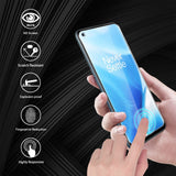 (Upgraded Version) Orzero 2 Pack Tempered Glass Screen Protector Compatible for OnePlus Nord N200 5G, Front Camera Cutout 9 Hardness HD (Lifetime Replacement)
