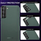 (3 Pack) Orzero Compatible for Samsung Galaxy S22 5G, Samsung Galaxy S22 Plus 5G Camera Lens Protector, Tempered Glass 9 Hardness HD Anti-Scratch Full Coverage Bubble-Free (Lifetime Replacement)