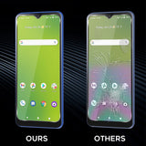 (3 Pack) Orzero Compatible for Cricket Dream 5G, AT&T Radiant Max 5G (6.82 inch) Screen Protector, Tempered Glass 2.5D Arc Edges 9 Hardness HD Bubble-Free (Lifetime Replacement)