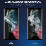 [3-Pack] Orzero for Sumsung Galaxy S22 Ultra Soft TPU Protector with UV Light and Alignment Frame, Full Coverage High Definition Bubble-Free