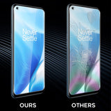 (Upgraded Version) Orzero 2 Pack Tempered Glass Screen Protector Compatible for OnePlus Nord N200 5G, Front Camera Cutout 9 Hardness HD (Lifetime Replacement)